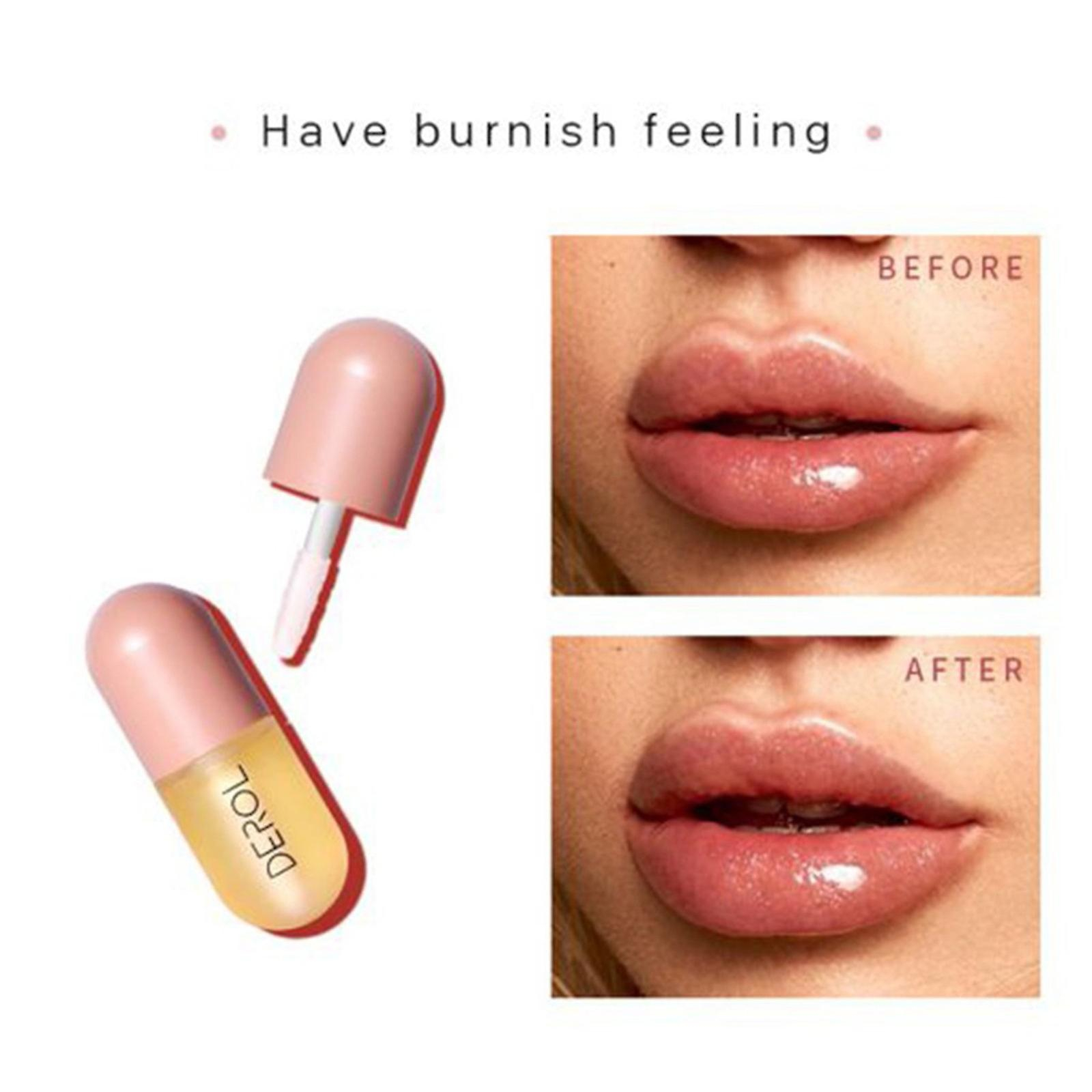 Foto 4 | Sérum Labial Huoguo Con Extractos Vegetales Que Dan Volumen A 5.5 Ml Con Vitamina E - Venta Internacional.