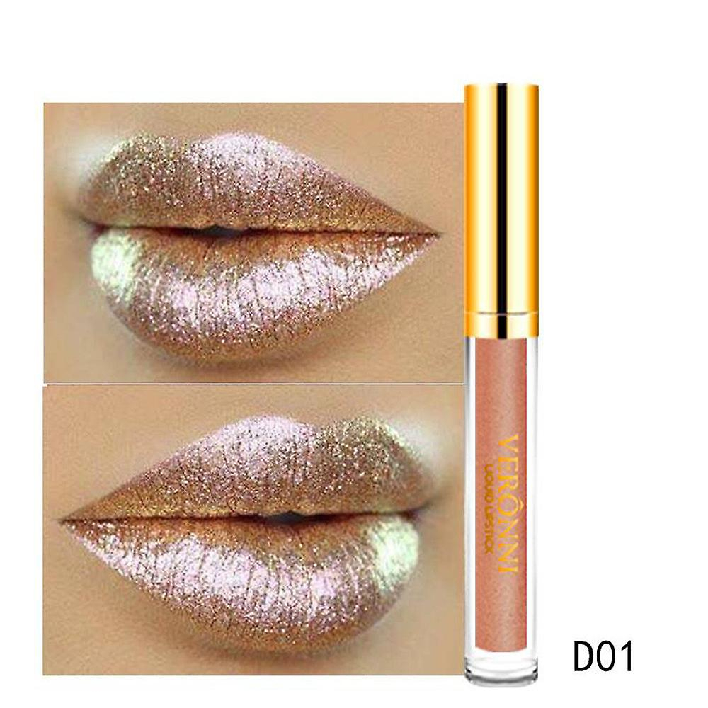 Foto 2 | Brillo De Labios Huoguo Magic Glitter Flip  10 Colores  6 Ml  Resistente Al Agua - Venta Internacional.