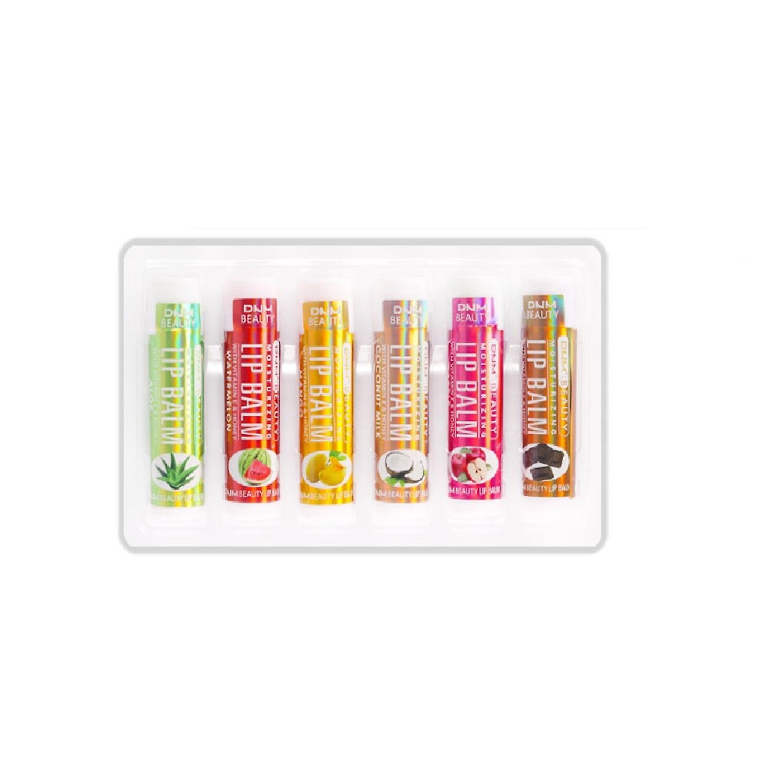 Foto 1 | Bálsamo Labial Hidratante  Incoloro Y Antisequedad Para Labios  6 Unidades - Venta Internacional.