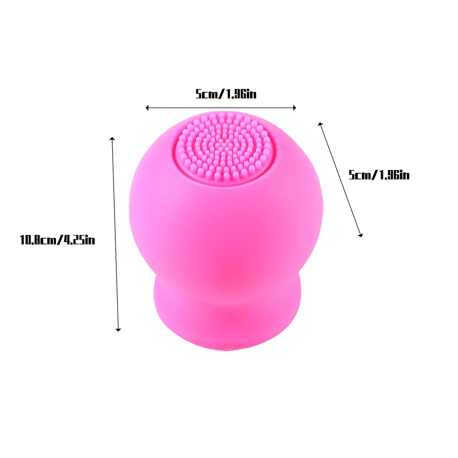 Foto 4 pulgar | Bomba De Labios De Silicona Huoguo Plump Lips Con Cepillo Rosa/morado - Venta Internacional.