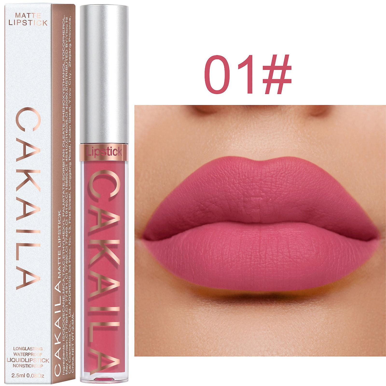 Foto 3 pulgar | Brillo De Labios Huoguo  18 Colores  Mate  Impermeable  De Larga Duración  2 5 Ml - Venta Internacional.