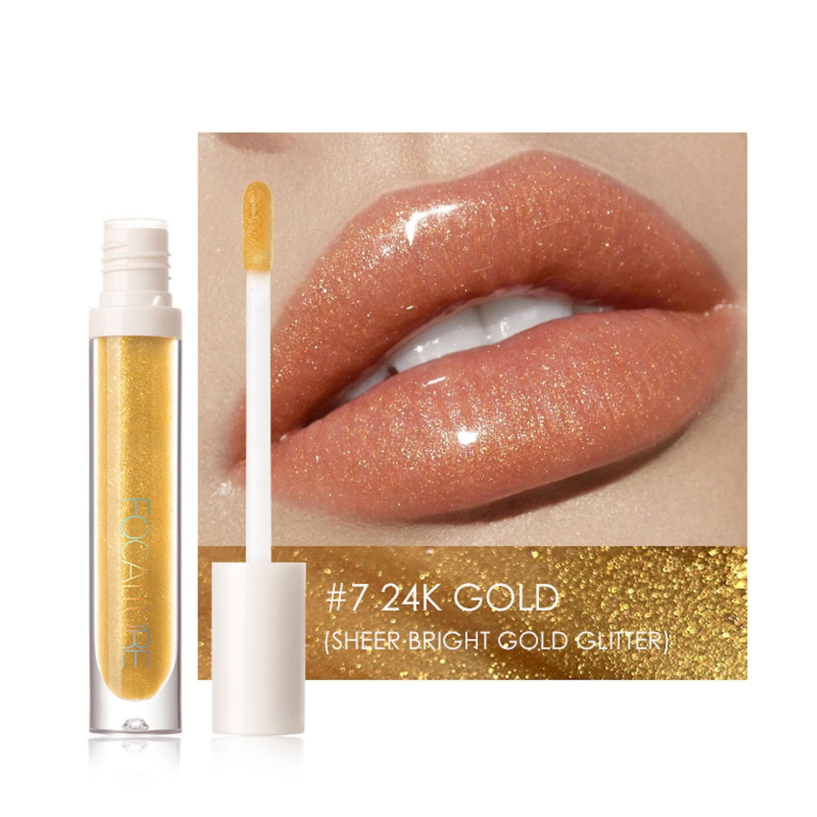 Brillo De Labios Huoguo Plumpmax High Shimmer 10 Colores Con Extracto De Menta - Venta Internacional. $439