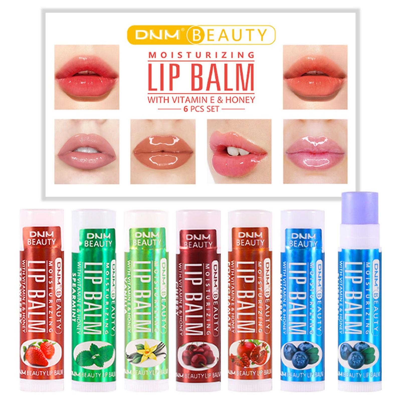Foto 3 pulgar | Bálsamo Labial Hidratante  Incoloro Y Antisequedad Para Labios  6 Unidades - Venta Internacional.