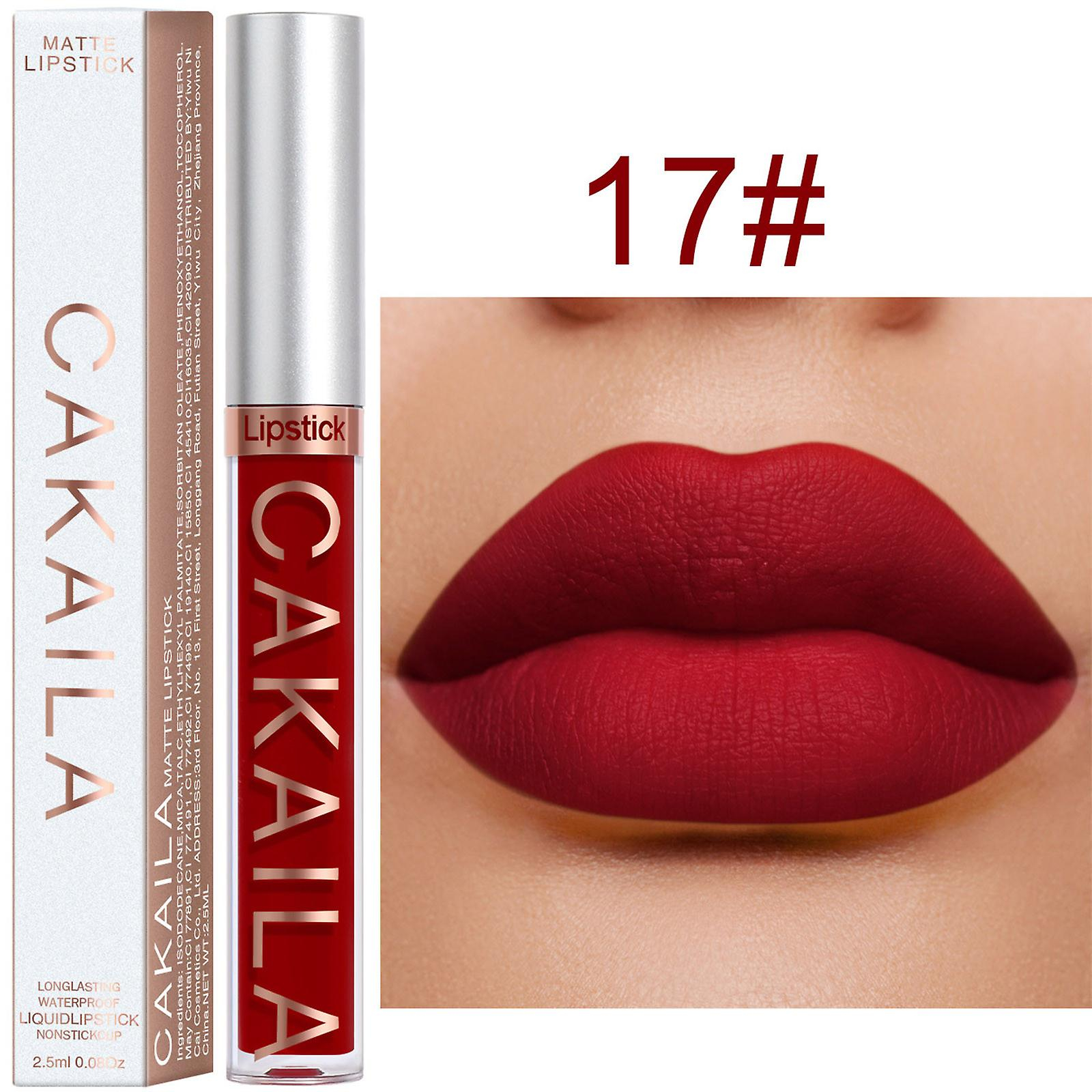 Foto 3 pulgar | Brillo De Labios Huoguo  18 Colores  Mate  Impermeable  De Larga Duración  2 5 Ml - Venta Internacional.