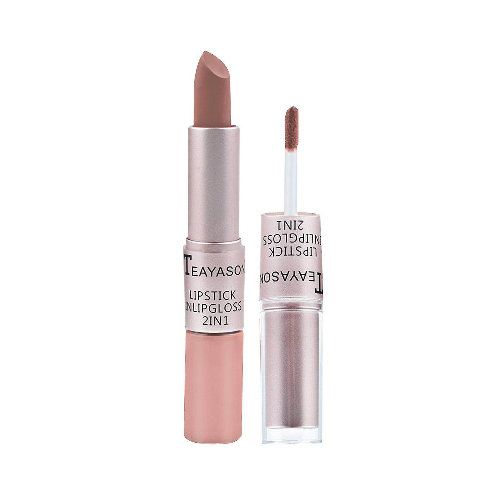 Foto 2 pulgar | Brillo De Labios Mate Mate De Doble Cabezal De 12 Colores Lipstick Huoguo - Venta Internacional.