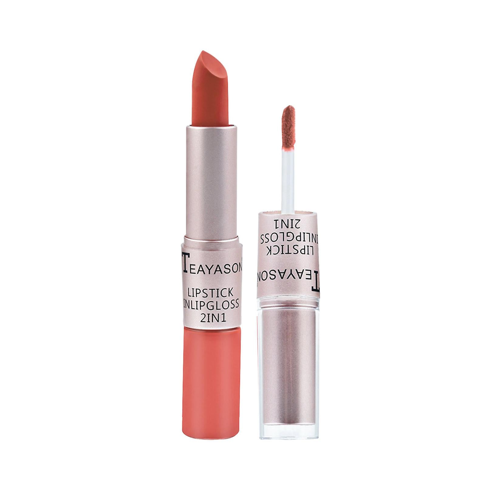 Brillo De Labios Mate Mate De Doble Cabezal De 12 Colores Lipstick Huoguo - Venta Internacional. $429