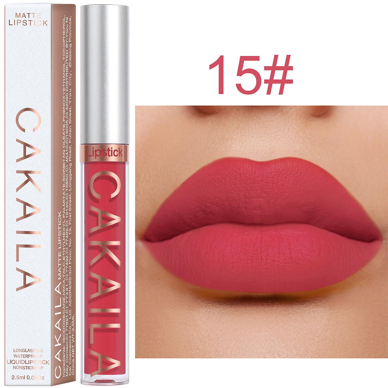 Brillo De Labios Huoguo  18 Colores  Mate  Impermeable  De Larga Duración  2 5 Ml - Venta Internacional. $419