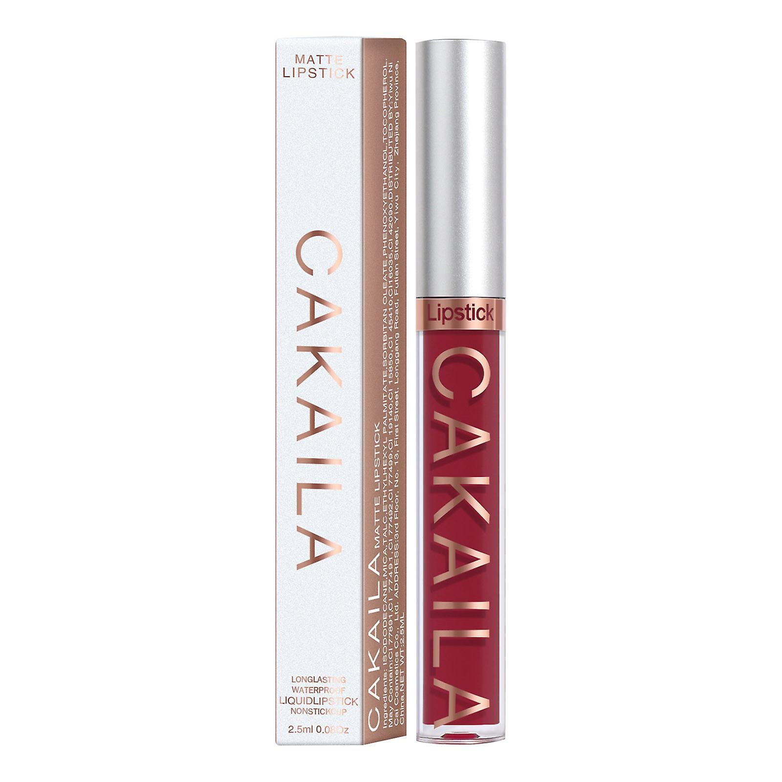 Brillo De Labios Huoguo  18 Colores  Mate  Resistente Al Agua  2 5 Ml - Venta Internacional. $422