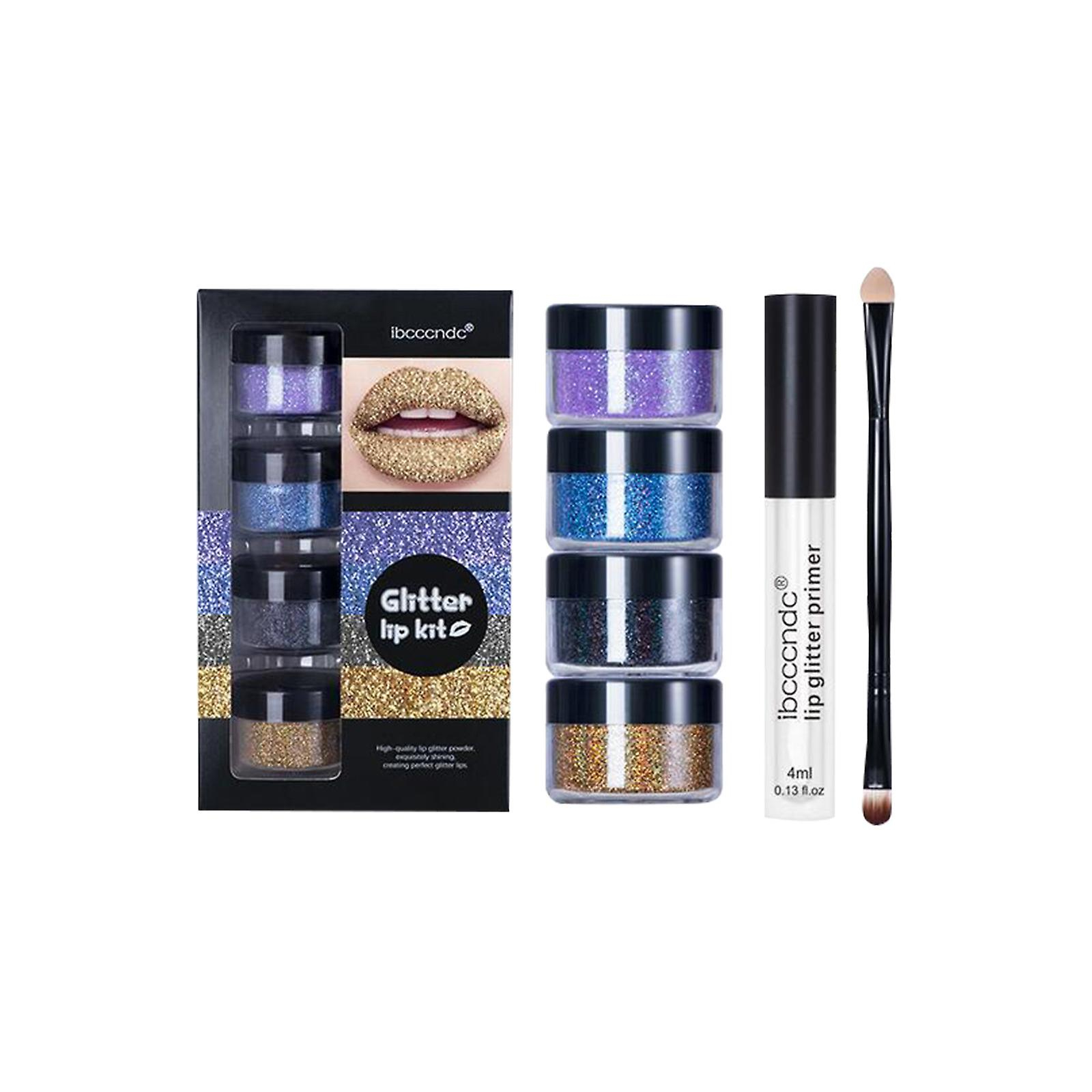 Foto 2 pulgar | Set De Brillo De Labios Huoguo  Esmalte Labial Con Purpurina Colorida  3 Ml X 1 - Venta Internacional.