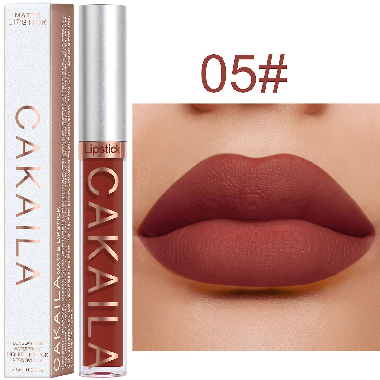 Foto 2 | Brillo De Labios Huoguo  18 Colores  Mate  Impermeable  De Larga Duración  2 5 Ml - Venta Internacional.