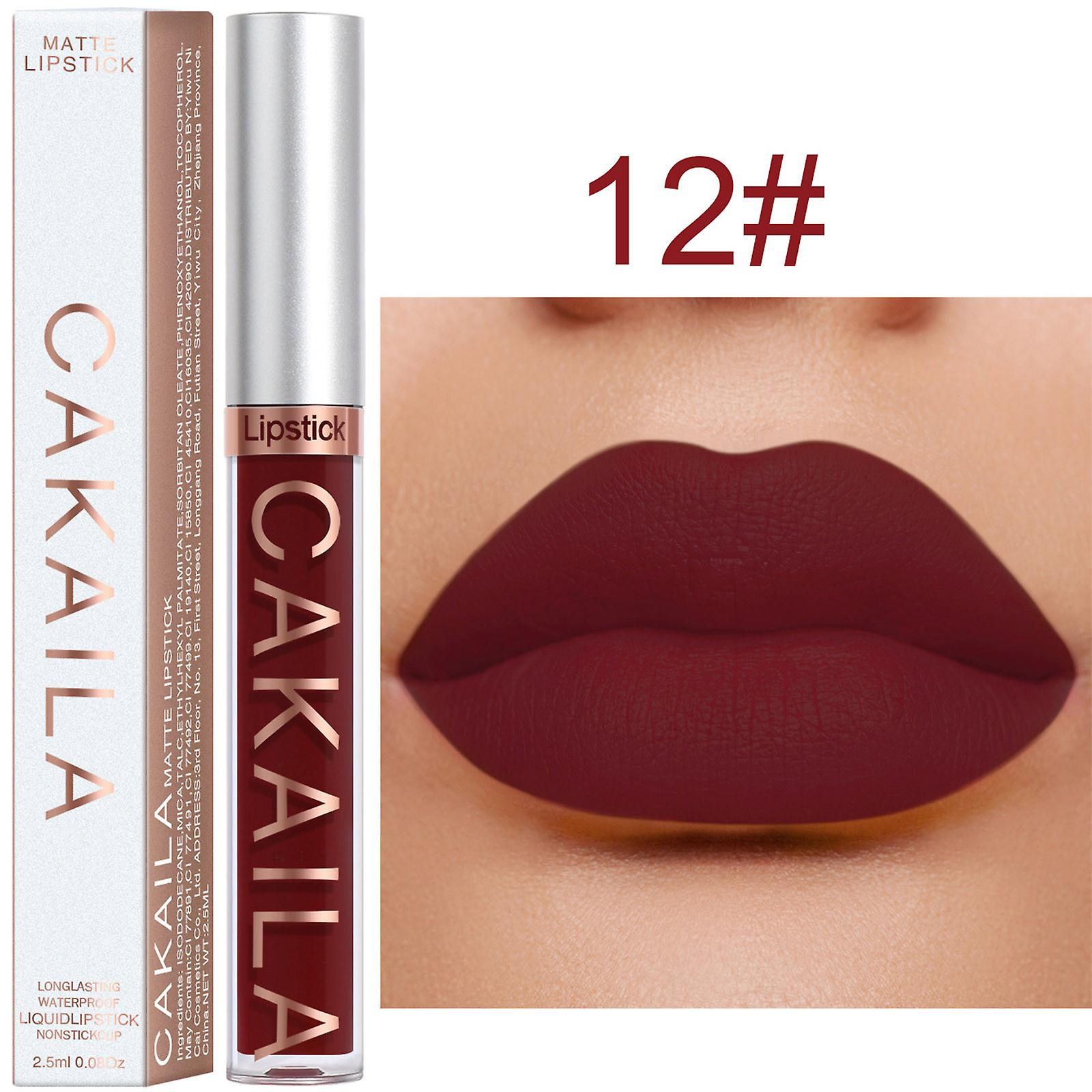 Foto 3 pulgar | Brillo De Labios Huoguo  18 Colores  Mate  Impermeable  De Larga Duración  2 5 Ml - Venta Internacional.