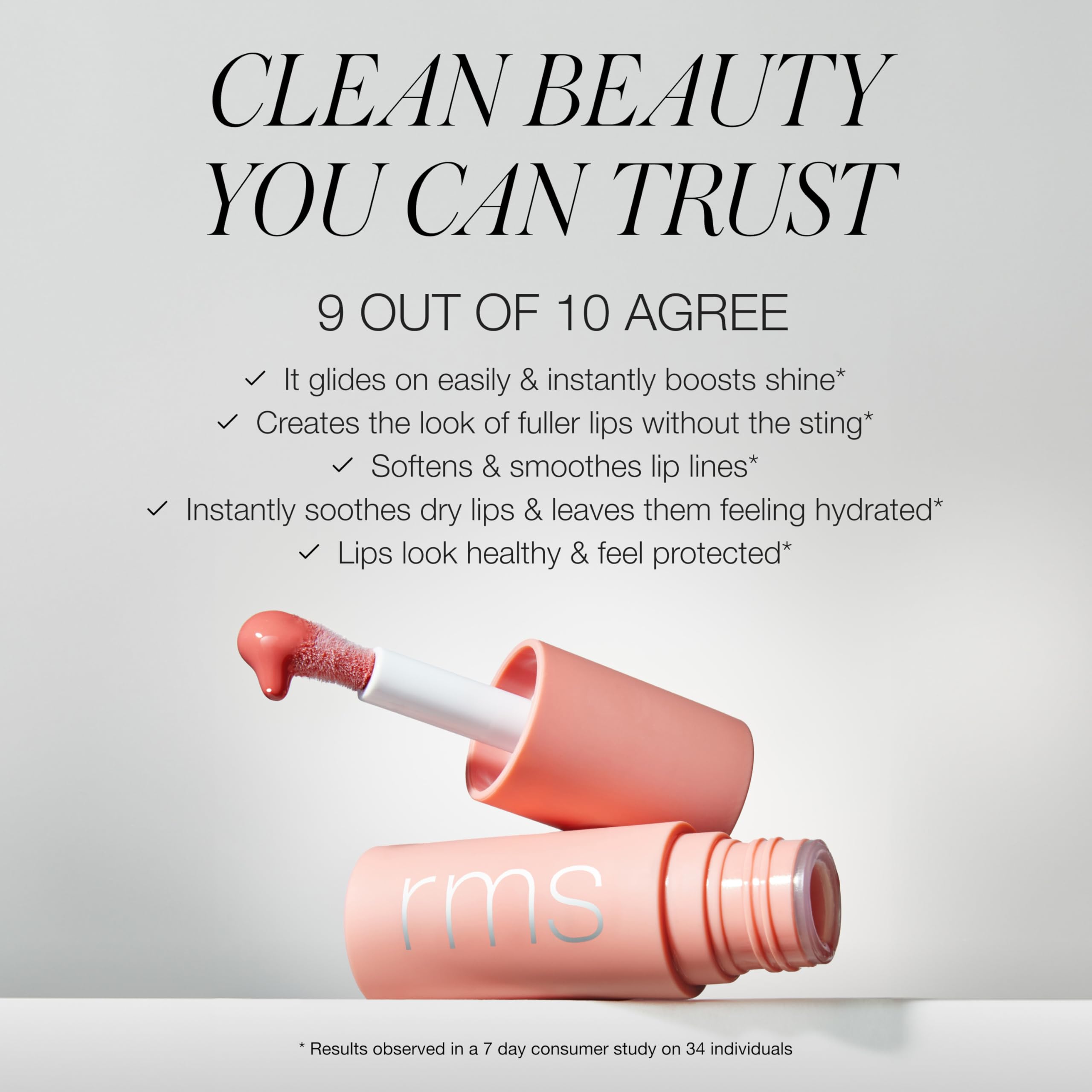 Foto 5 | Lip Oil Rms Beauty Legendary  Brillo Hidratante Para Labios Con Color - Venta Internacional.