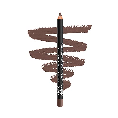 Delineador De Labios Mate Nyx Professional Makeup Suede, For - Venta Internacional.