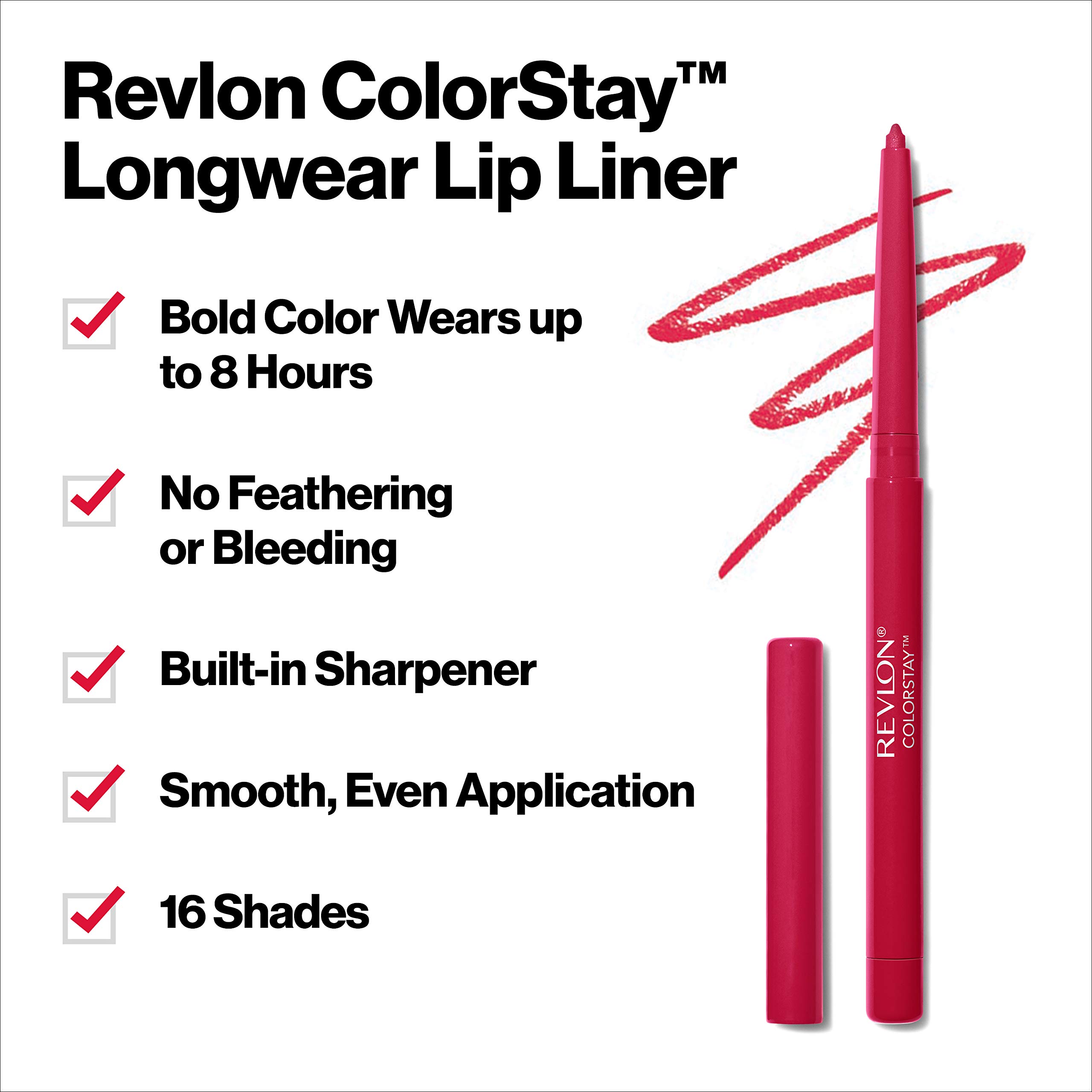 Foto 4 pulgar | Delineador de Labios Revlon Colorstay 660 Mauve con Afilador Incorporado - Venta Internacional