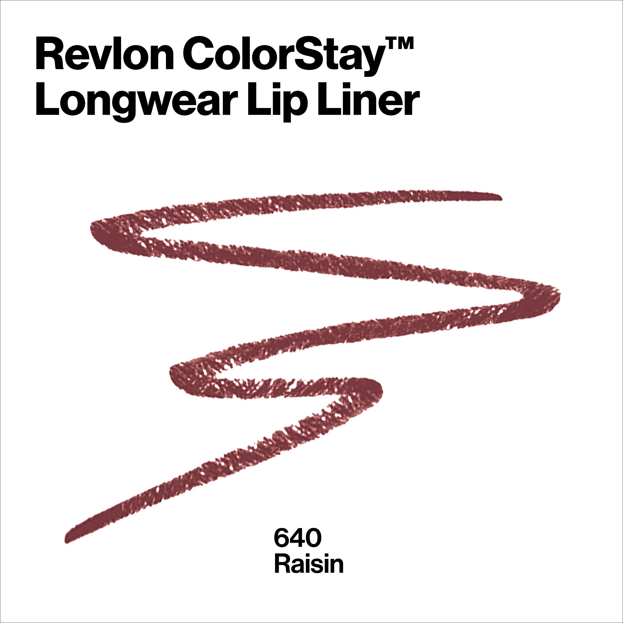 Foto 3 pulgar | Delineador de Labios Revlon Colorstay 640 Raisin con Afilador Incorporado - Venta Internacional