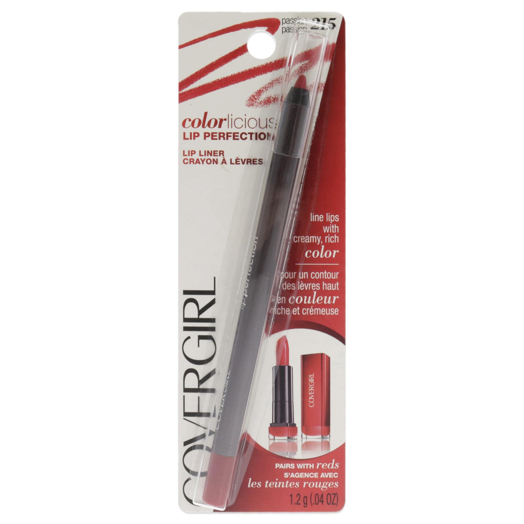 Foto 2 pulgar | Delineador De Labios Covergirl Colorlicious Lip Perfection Passion - Venta Internacional.