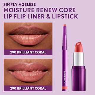 Foto 6 | Delineador De Labios Covergirl Simply Ageless Brilliant Coral - Venta Internacional.