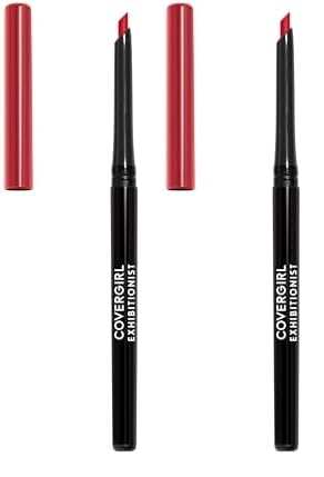 Foto 2 pulgar | Delineador De Labios Covergirl Exhibitionist Cherry Red 220 0.34 Ml (paquete De 2) - Venta Internacional.