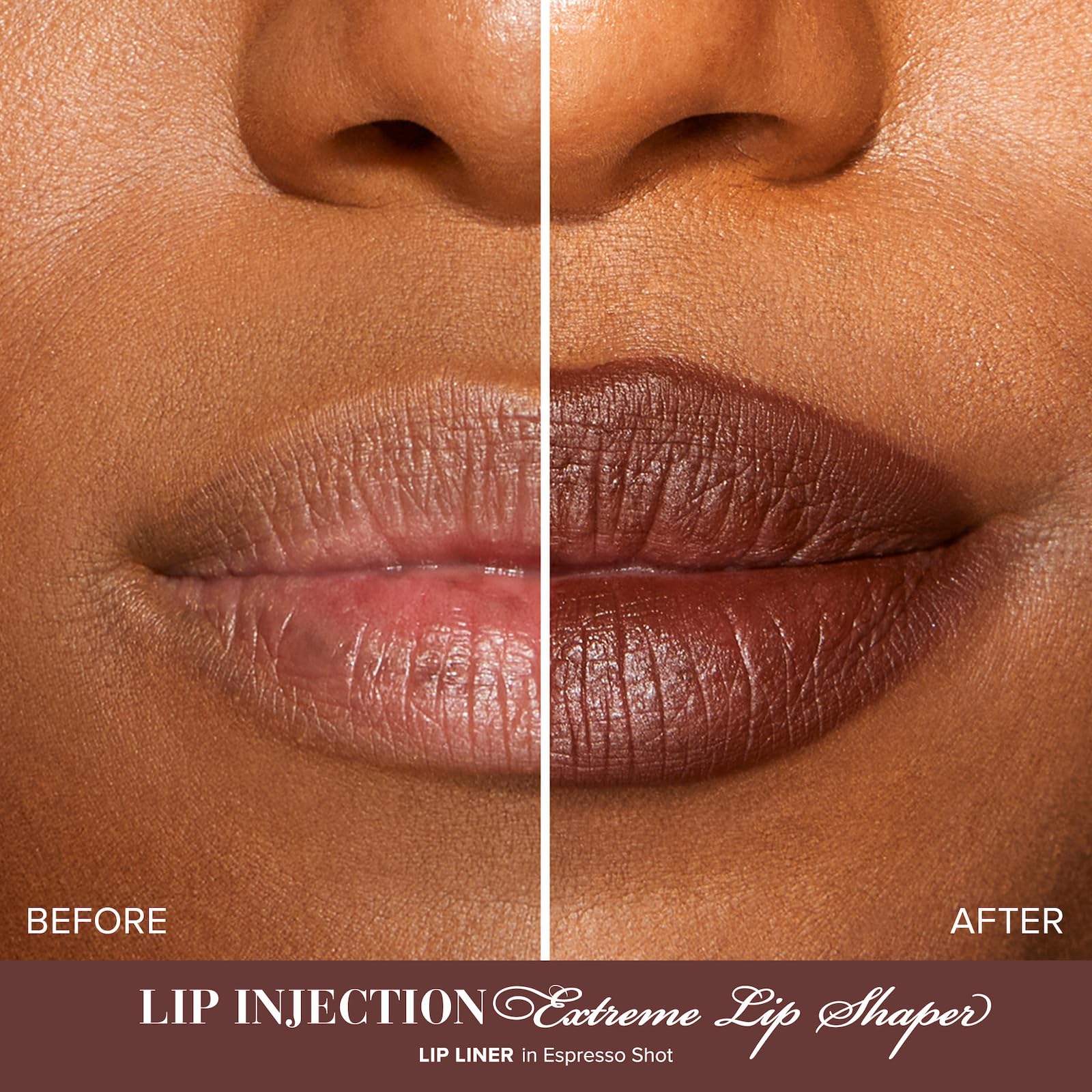 Foto 3 pulgar | Delineador De Labios Too Face Lip Injection Extreme Dark Chocolate - Venta Internacional.