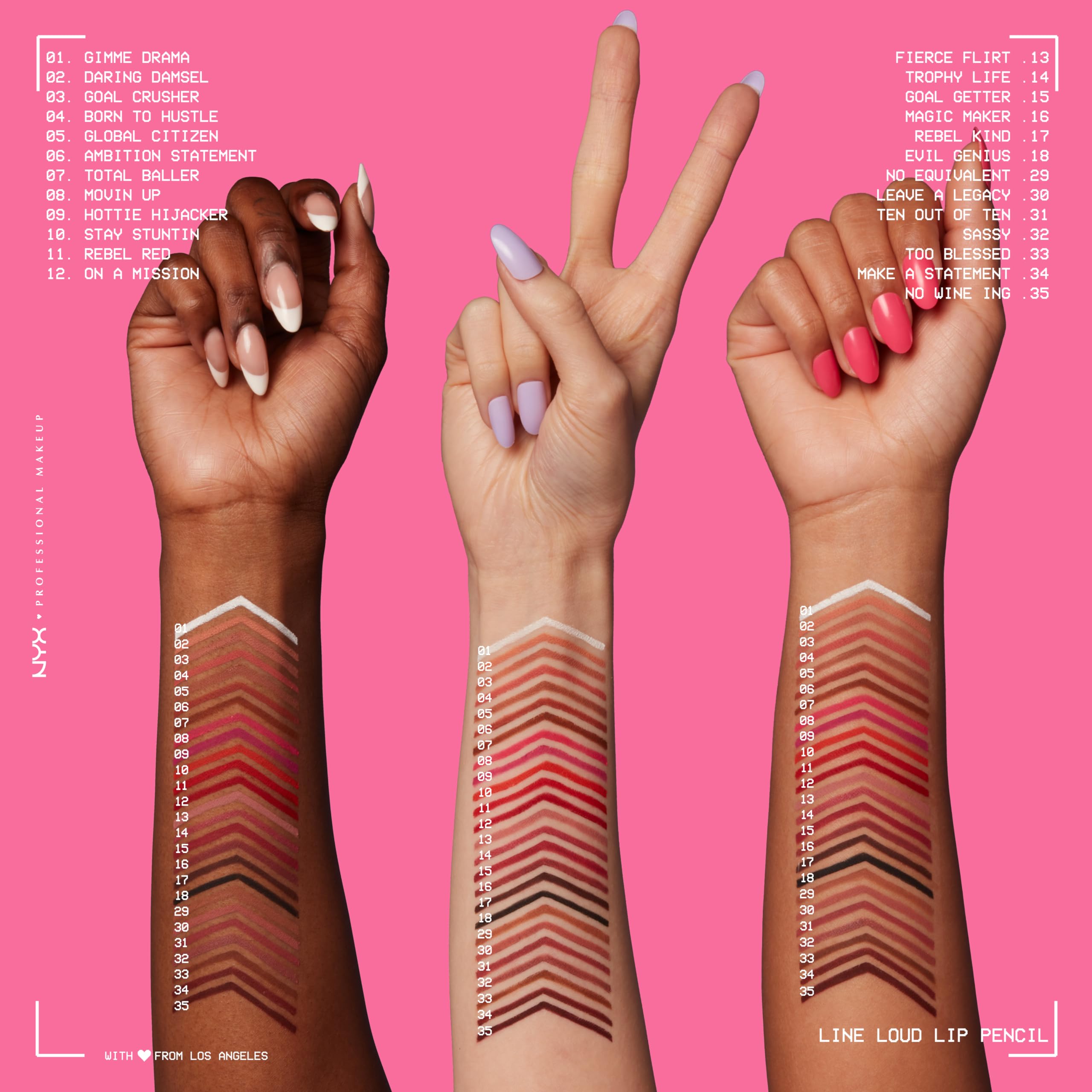 Foto 7 pulgar | Liner De Labios Nyx Professional Makeup Line Loud Too Blessed - Venta Internacional.