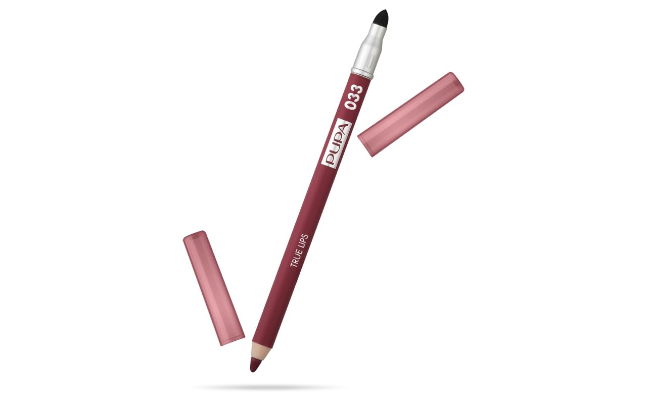 Delineador De Labios Pupa Milano True Lips Blendable 033 Bordeaux - Venta Internacional.