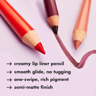 Foto 4 | Delineador De Labios E.l.f. Cream Glide Baddest Beige Semimate Vegan - Venta Internacional.