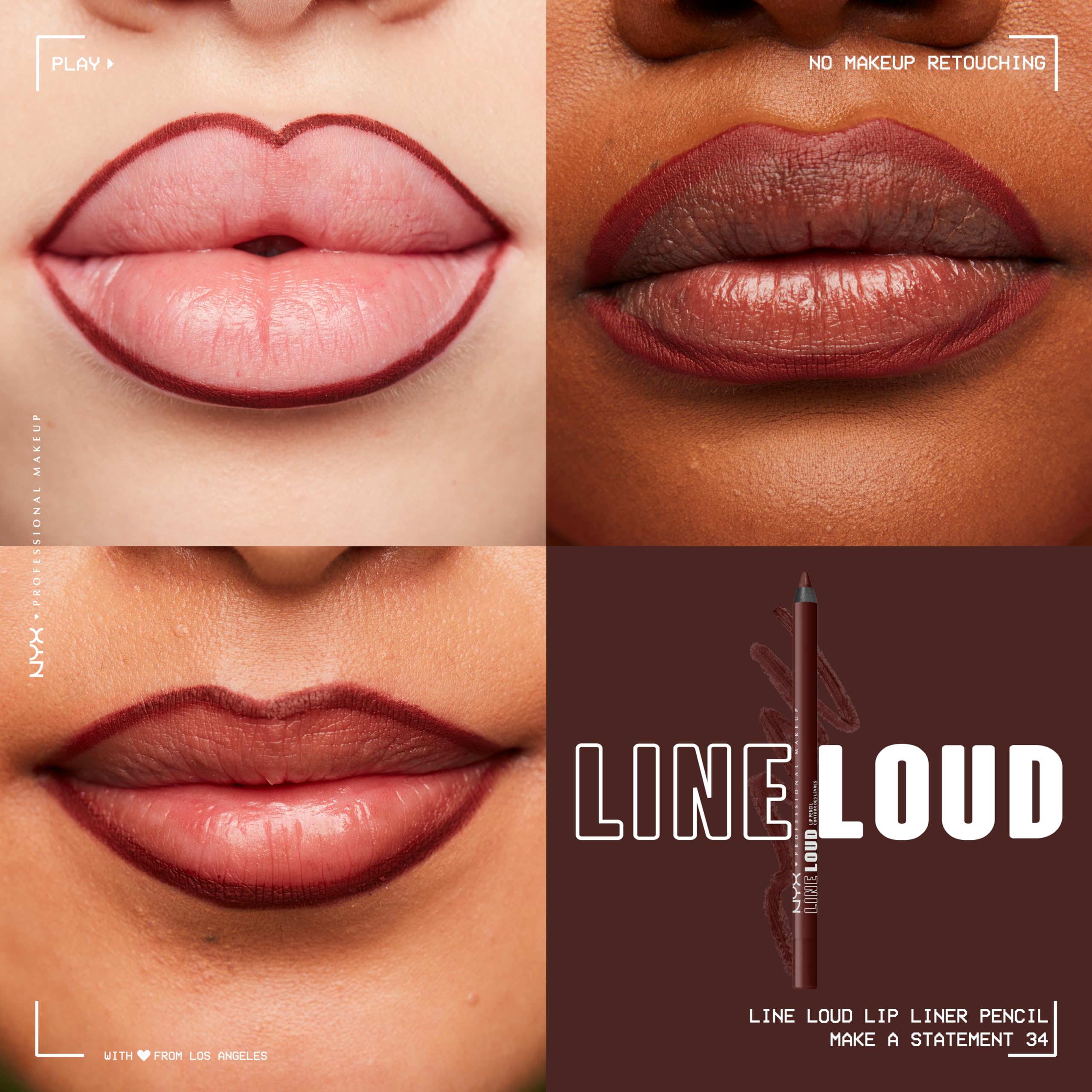 Foto 4 pulgar | Delineador De Labios Nyx Professional Makeup Line Loud Longwear - Venta Internacional.