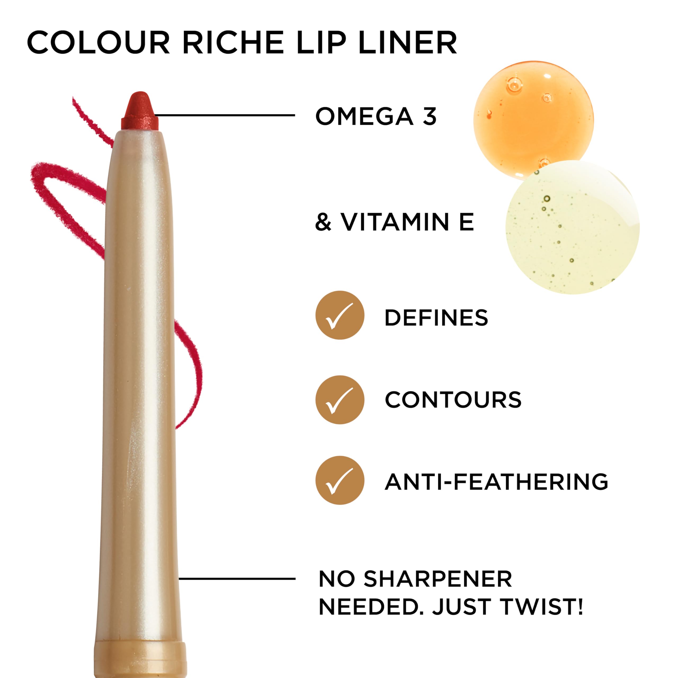 Foto 4 pulgar | Lápiz Delineador De Labios L'oreal Paris Colour Riche 782 Toffee, Paquete De 2 - Venta Internacional.