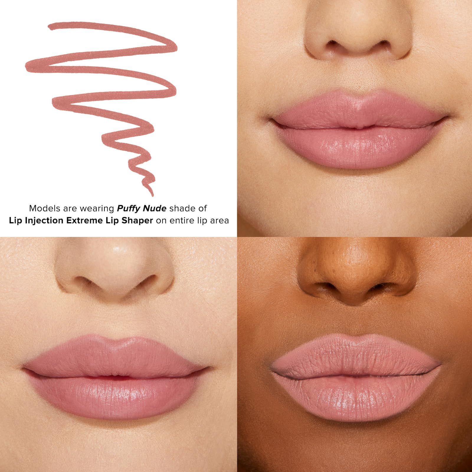 Foto 3 | Delineador De Labios Too Face Lip Injection Extreme Puffy Nude 0.3 Ml - Venta Internacional.