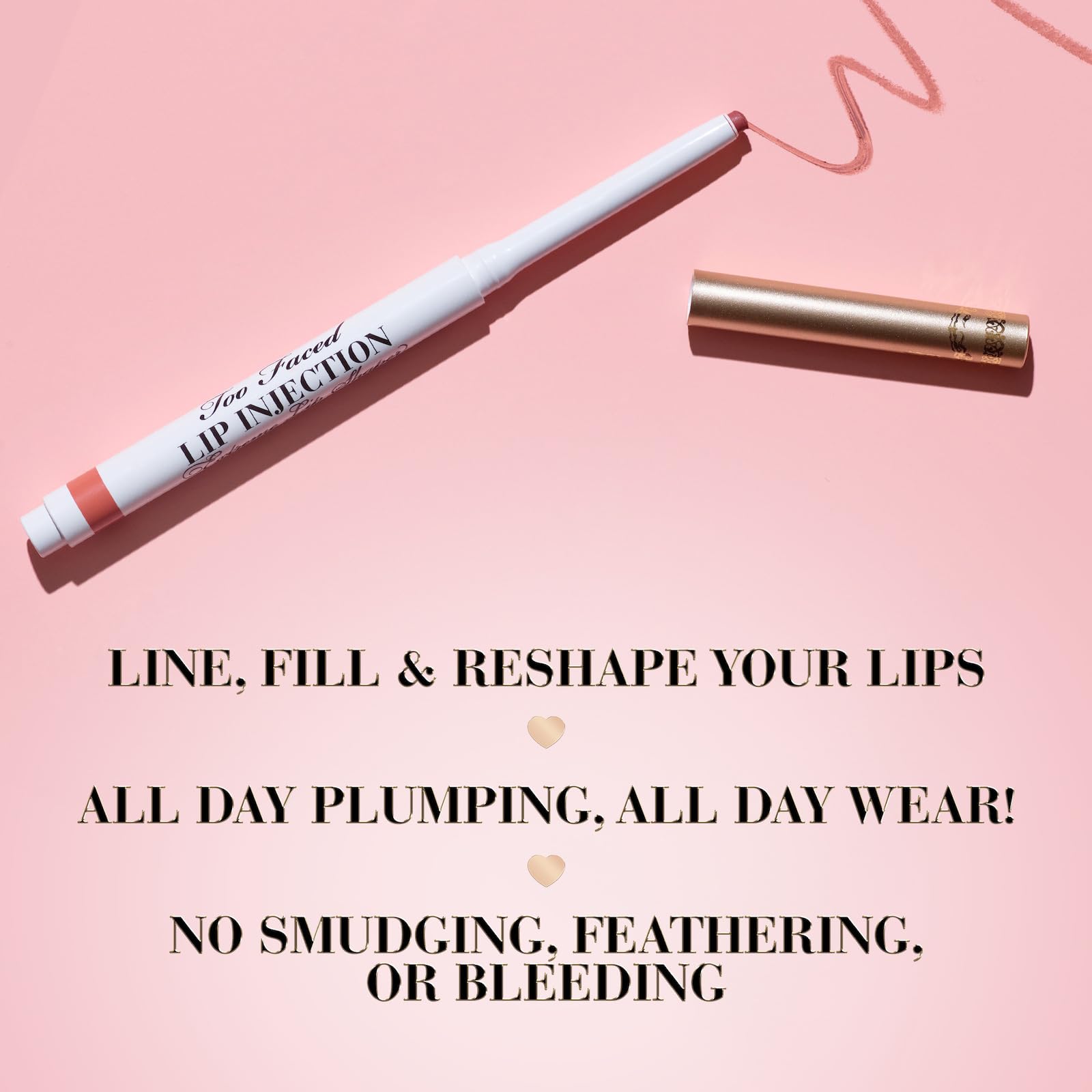 Foto 5 pulgar | Delineador De Labios Too Face Lip Injection Extreme Puffy Nude 0.3 Ml - Venta Internacional.