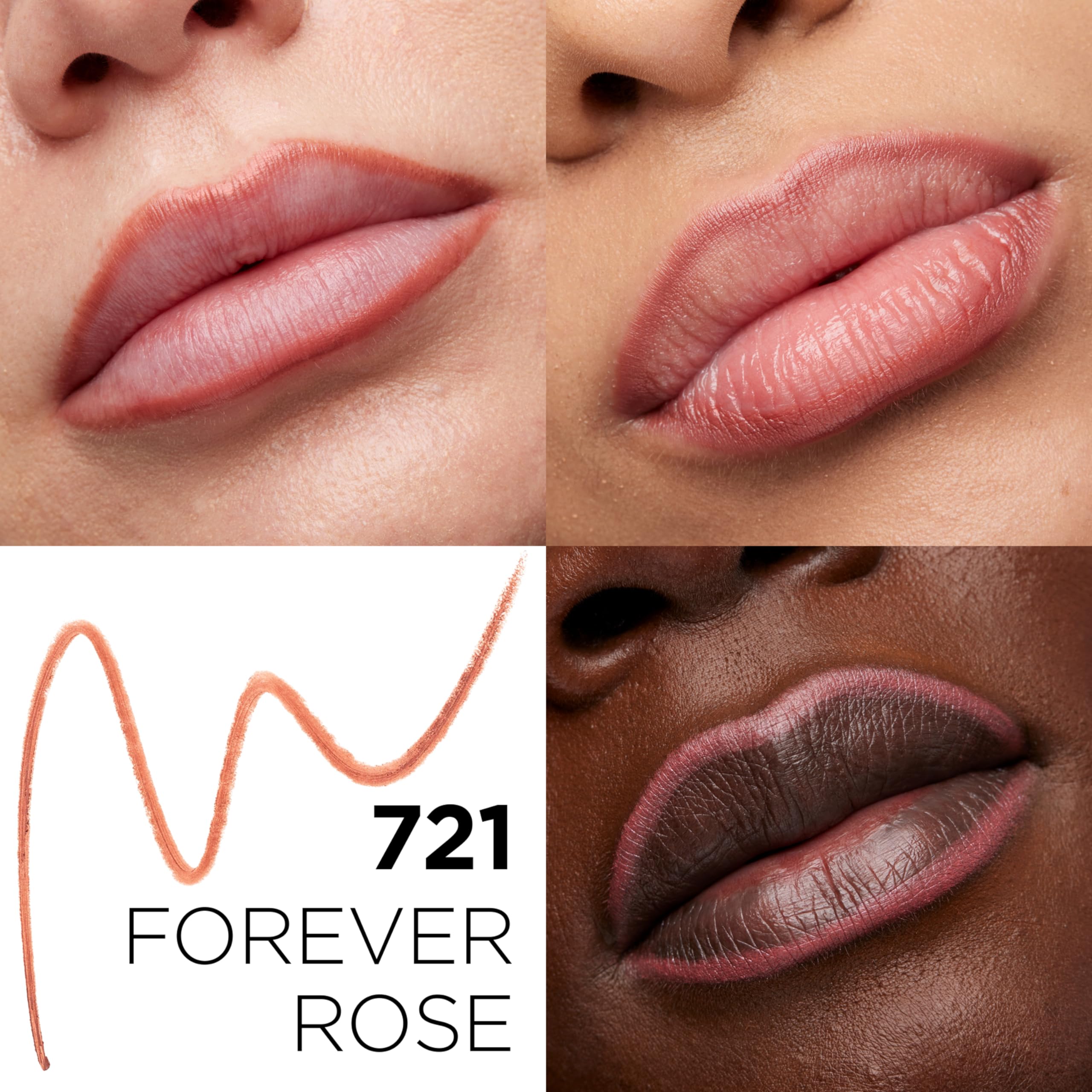 Foto 2 | Lápiz Delineador De Labios L'oreal Paris Colour Riche 721 Forever Rose - Venta Internacional.