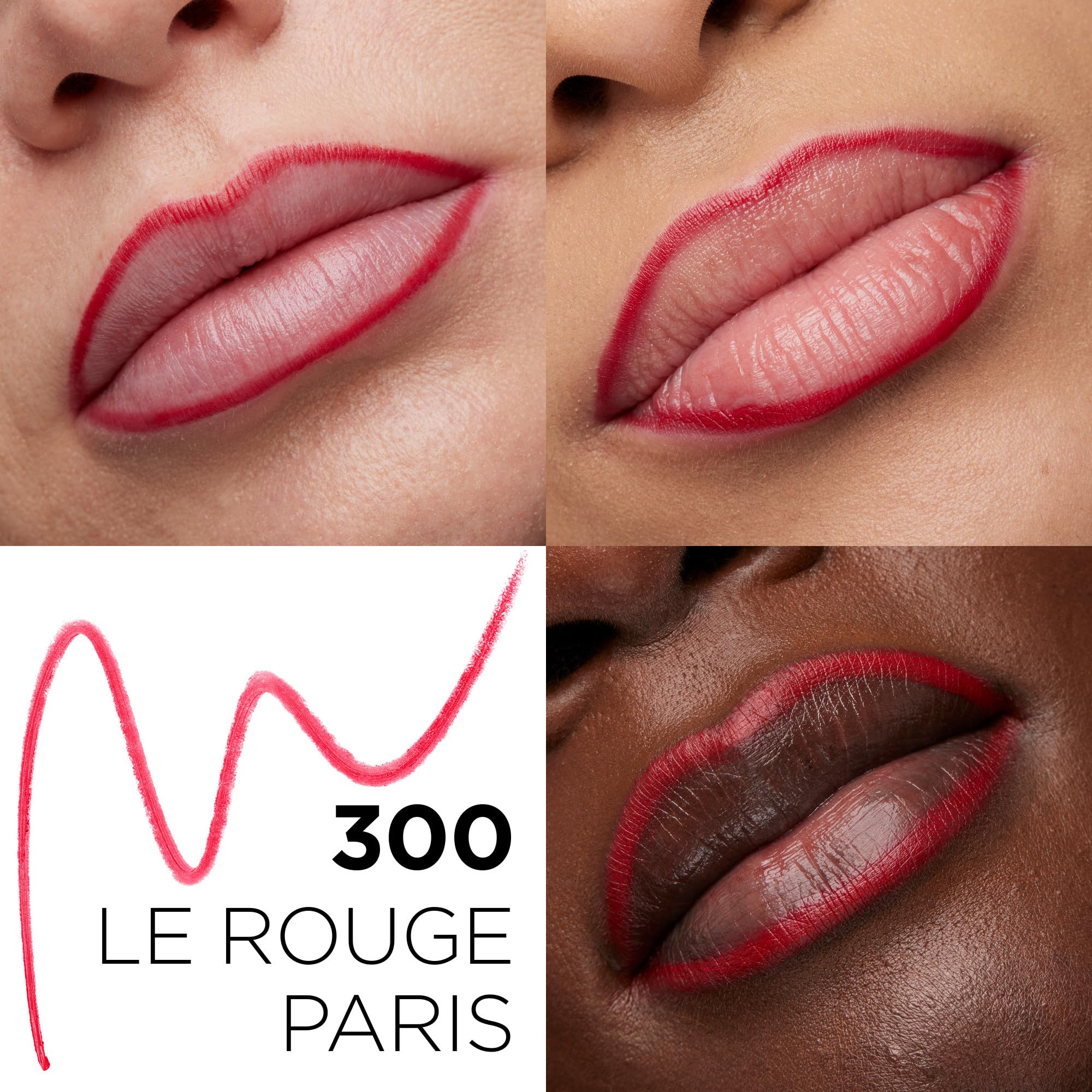 Foto 3 pulgar | Lápiz Delineador De Labios L'oreal Paris Colour Riche 300 Le Rouge - Venta Internacional.