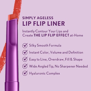 Foto 4 | Delineador De Labios Covergirl Simply Ageless Devoted Red - Venta Internacional.