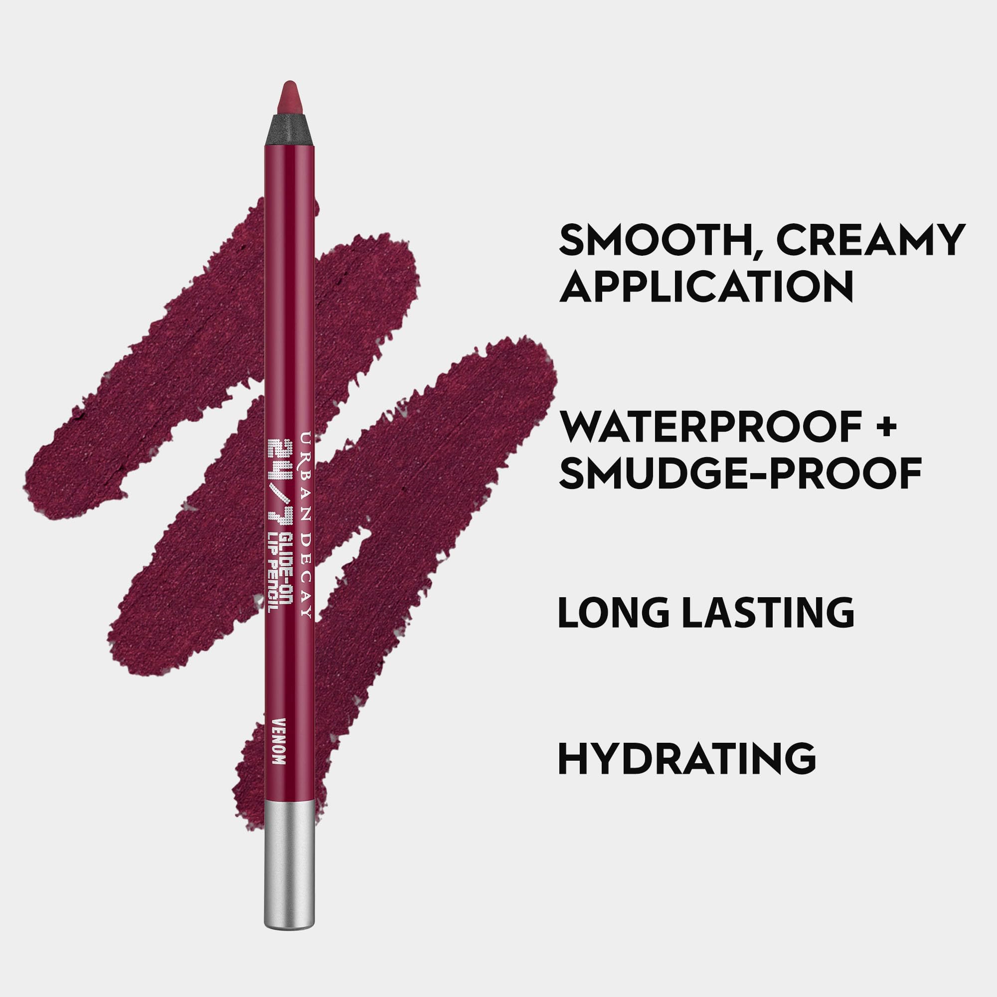Foto 4 pulgar | Delineador de Labios Urban Decay 24/7 Glide-on Venom (rich Plum) 1.2 Ml - Venta Internacional
