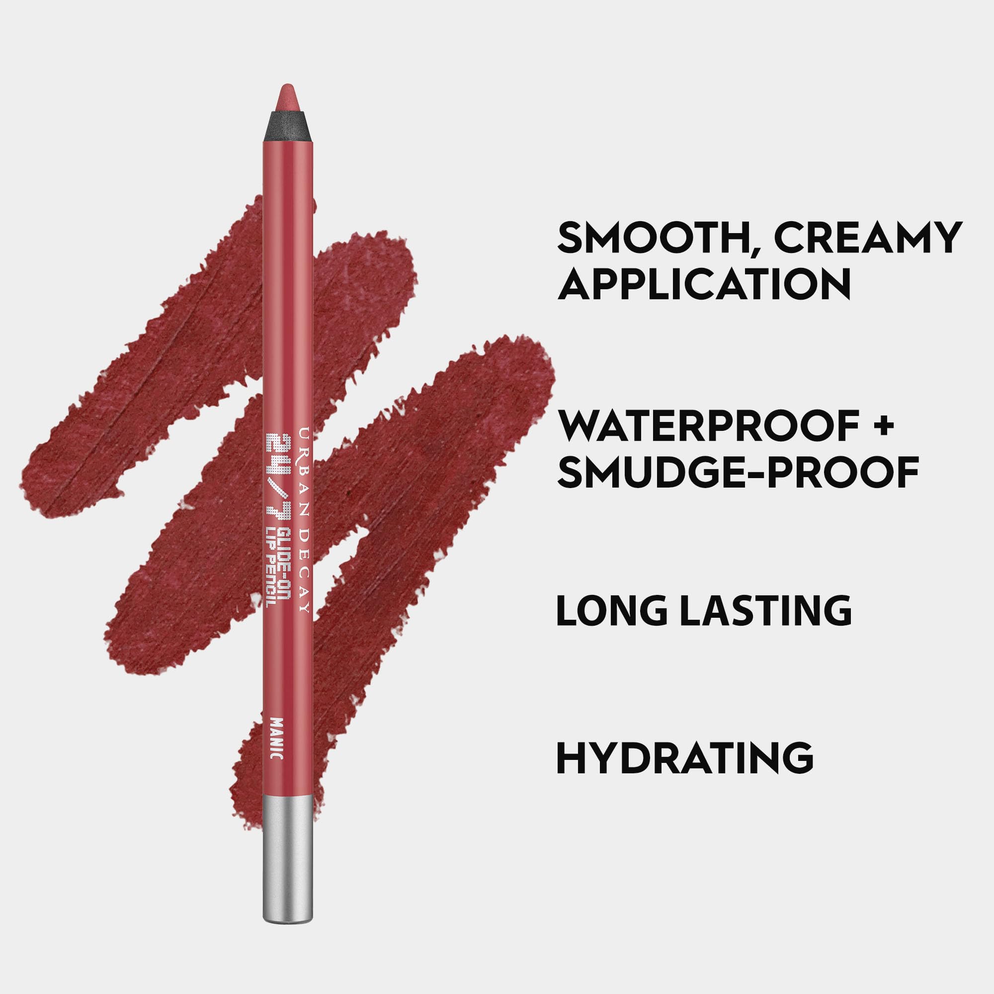 Foto 3 | Lápiz de Labios Urban Decay 24/7 Glide-On Manic Rosy Wine - Venta Internacional