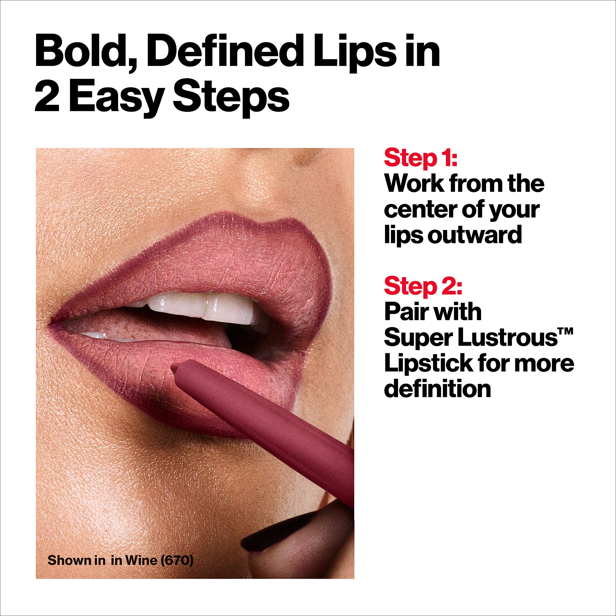 Foto 7 pulgar | Delineador de Labios Revlon Colorstay Plum 060-Venta Internacional