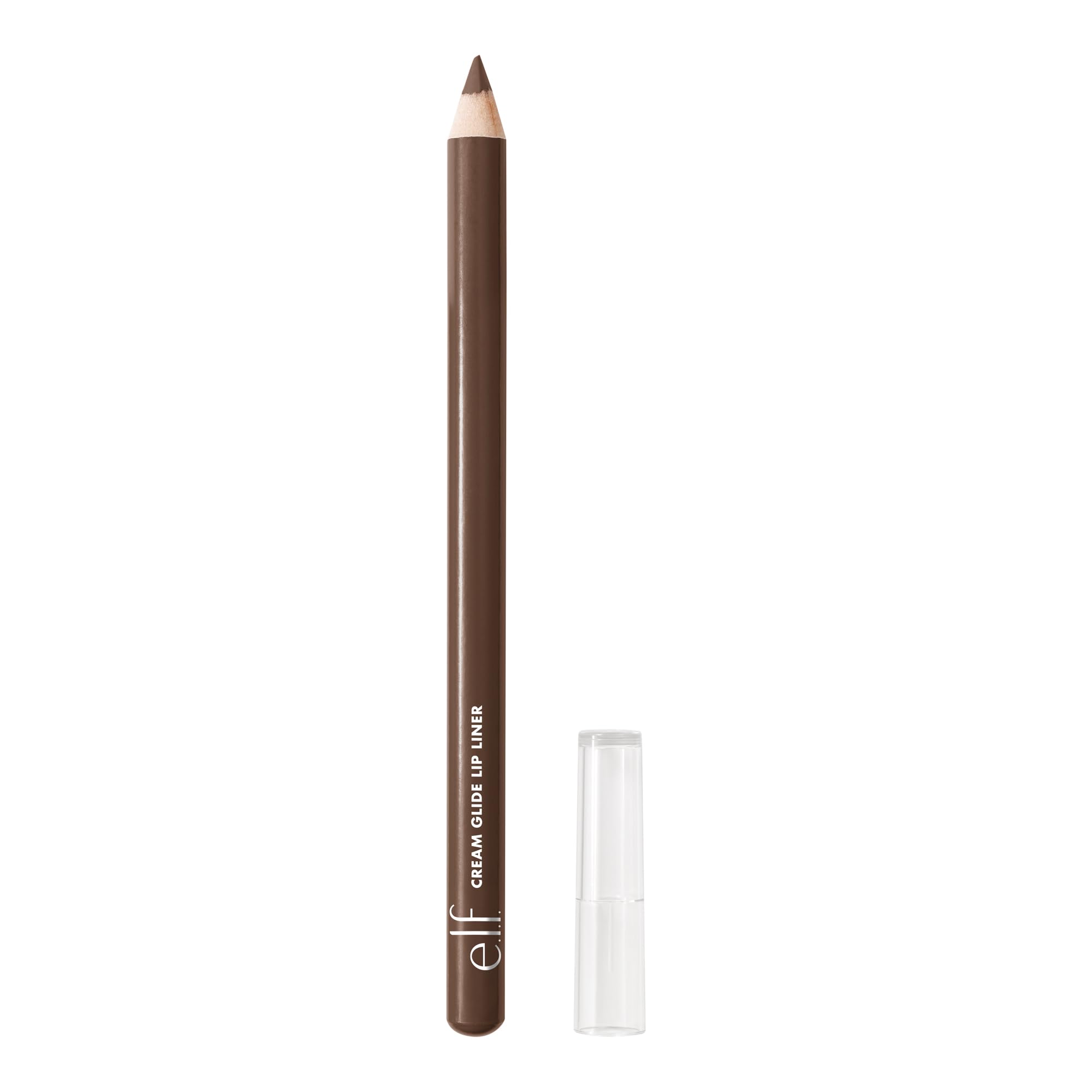 Delineador De Labios E.l.f. Cream Glide Dark Cocoa Semimate Vegan - Venta Internacional.