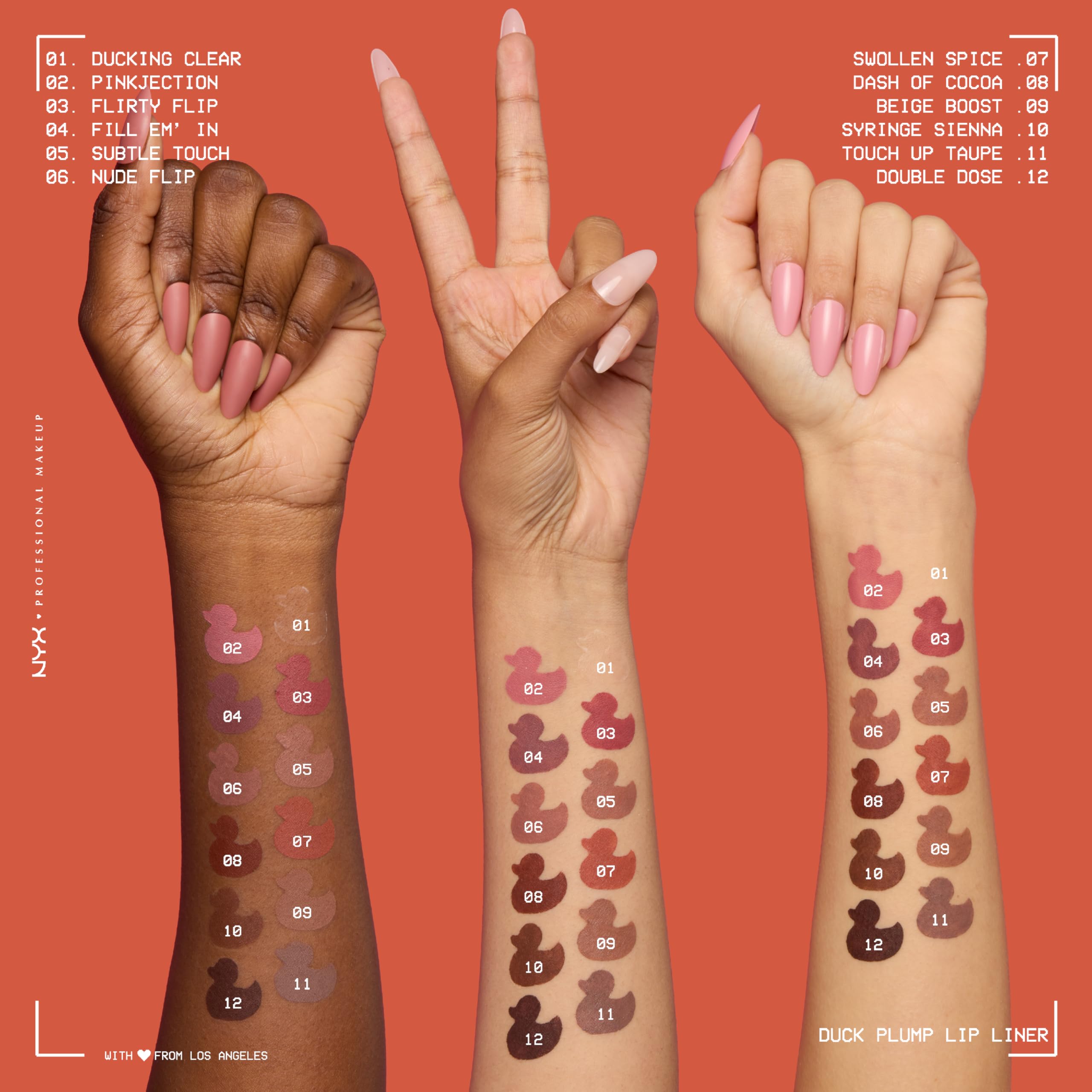 Foto 5 pulgar | Delineador De Labios Nyx Professional Makeup Duck Mate 10 Horas De Uso - Venta Internacional.