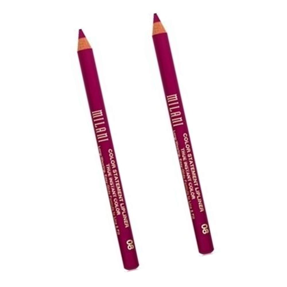 Foto 3 pulgar | Perfilador De Labios Milani Color Statement Fuchsia 08, Paquete De 2 - Venta Internacional.