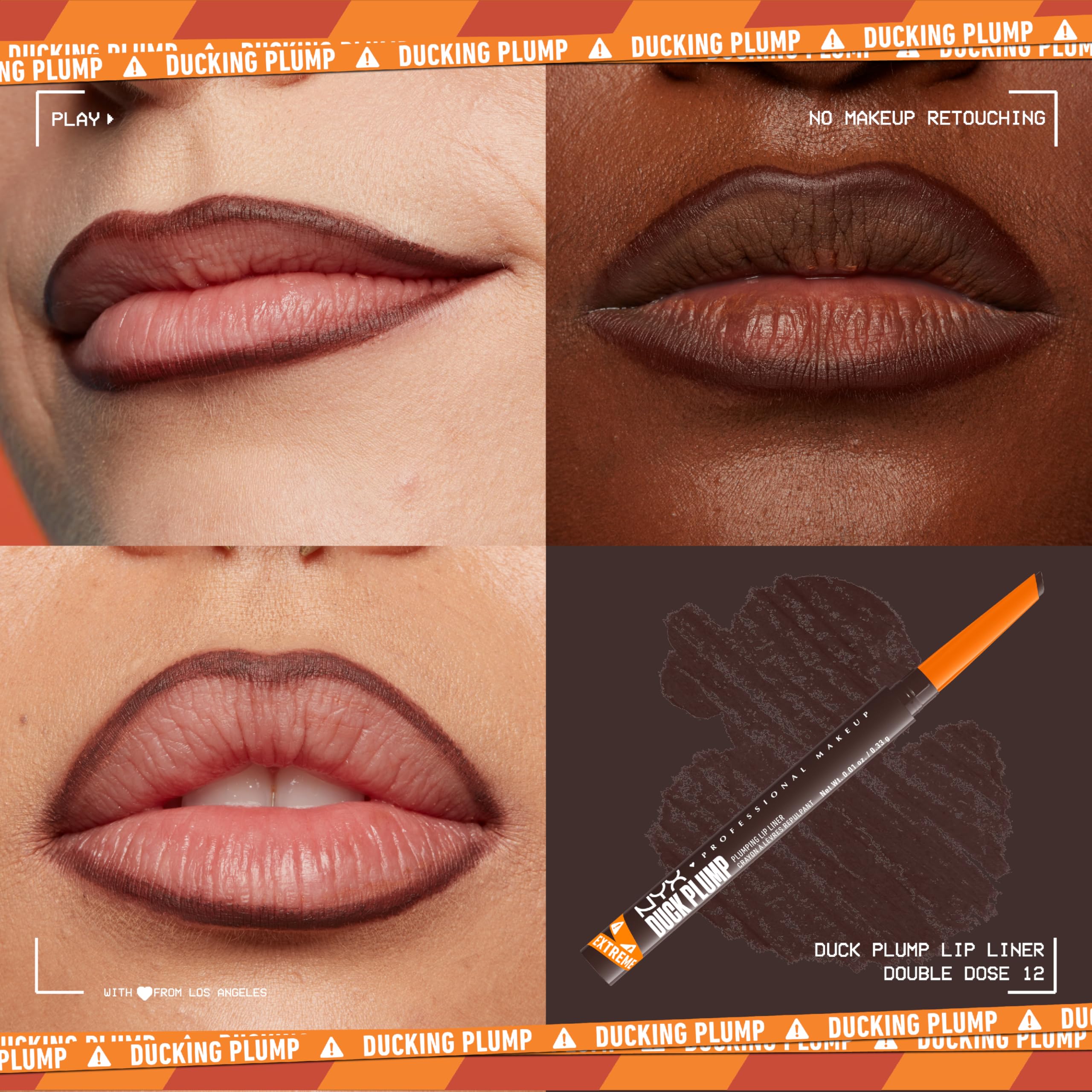Foto 3 pulgar | Delineador De Labios Nyx Professional Makeup Duck Plump Matte Brown - Venta Internacional.