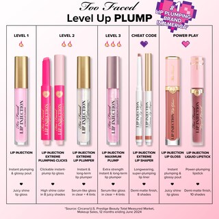 Foto 7 | Delineador De Labios Too Face Lip Injection Extreme Puffy Nude - Venta Internacional.