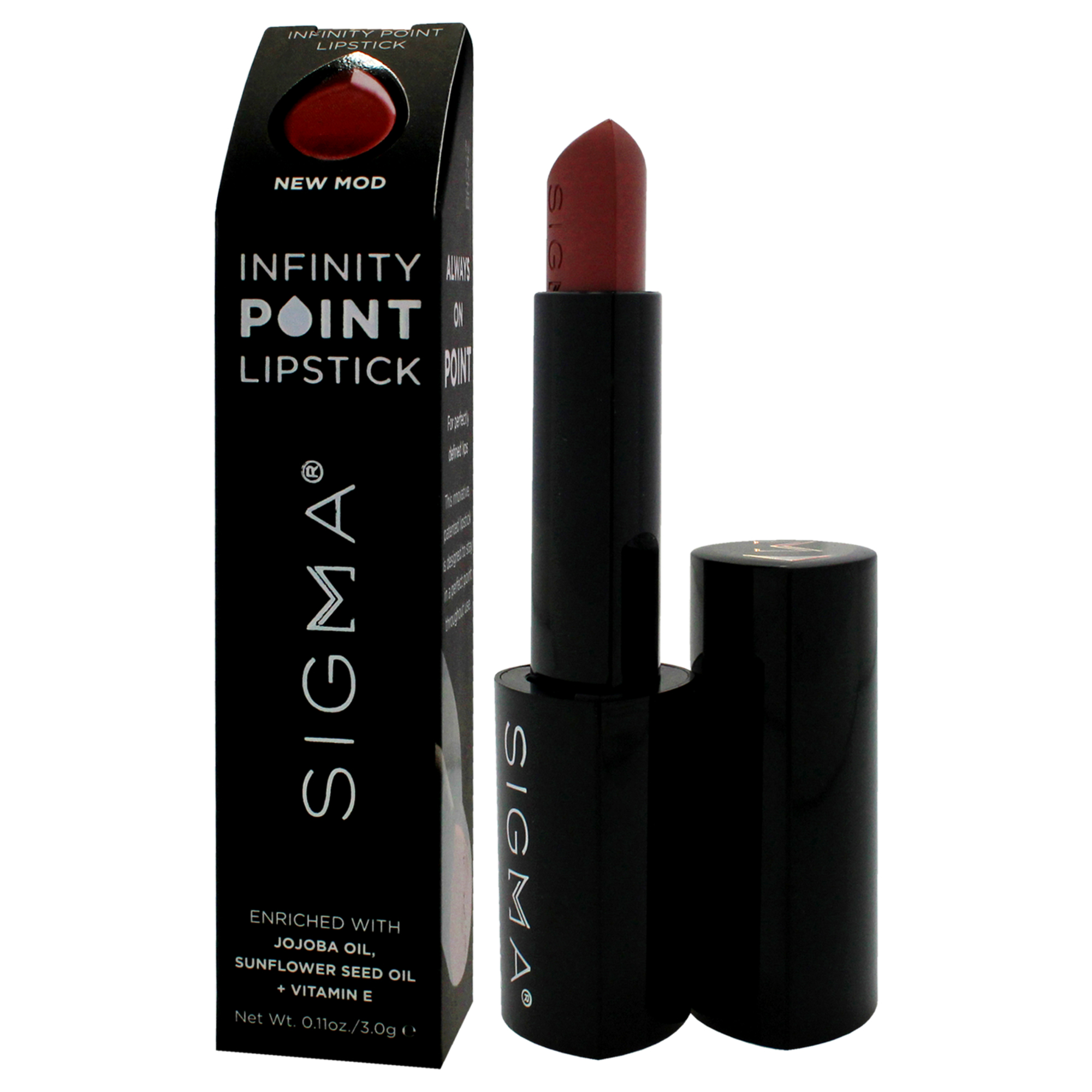Lápiz Labial Sigma Infinity Point New Mod, 3,2 Ml, Hidratante - Venta Internacional.