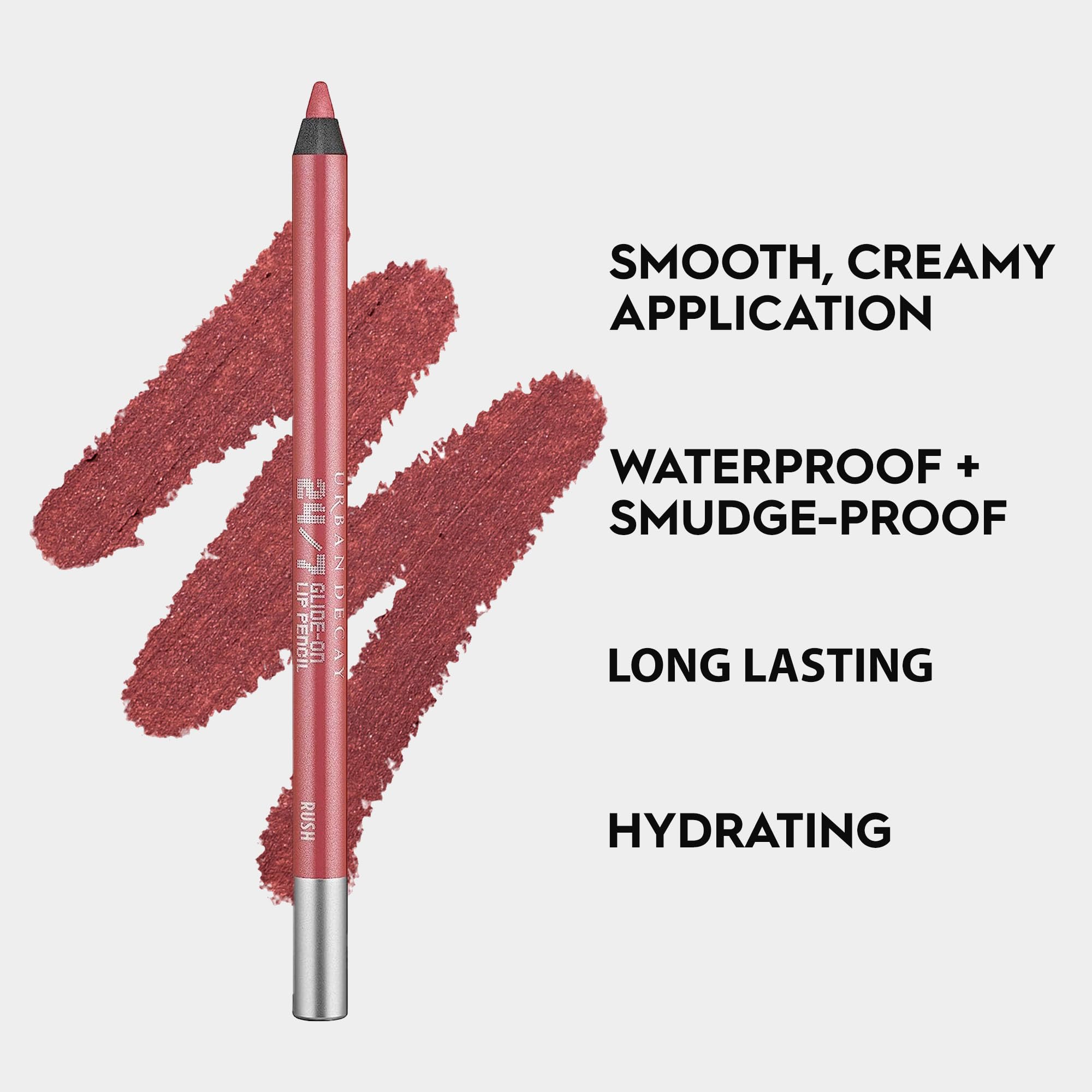 Foto 4 pulgar | Delineador De Labios Urban Decay 24/7 Glide-on Rush (rosa Y Malva) 1,2 Ml - Venta Internacional.