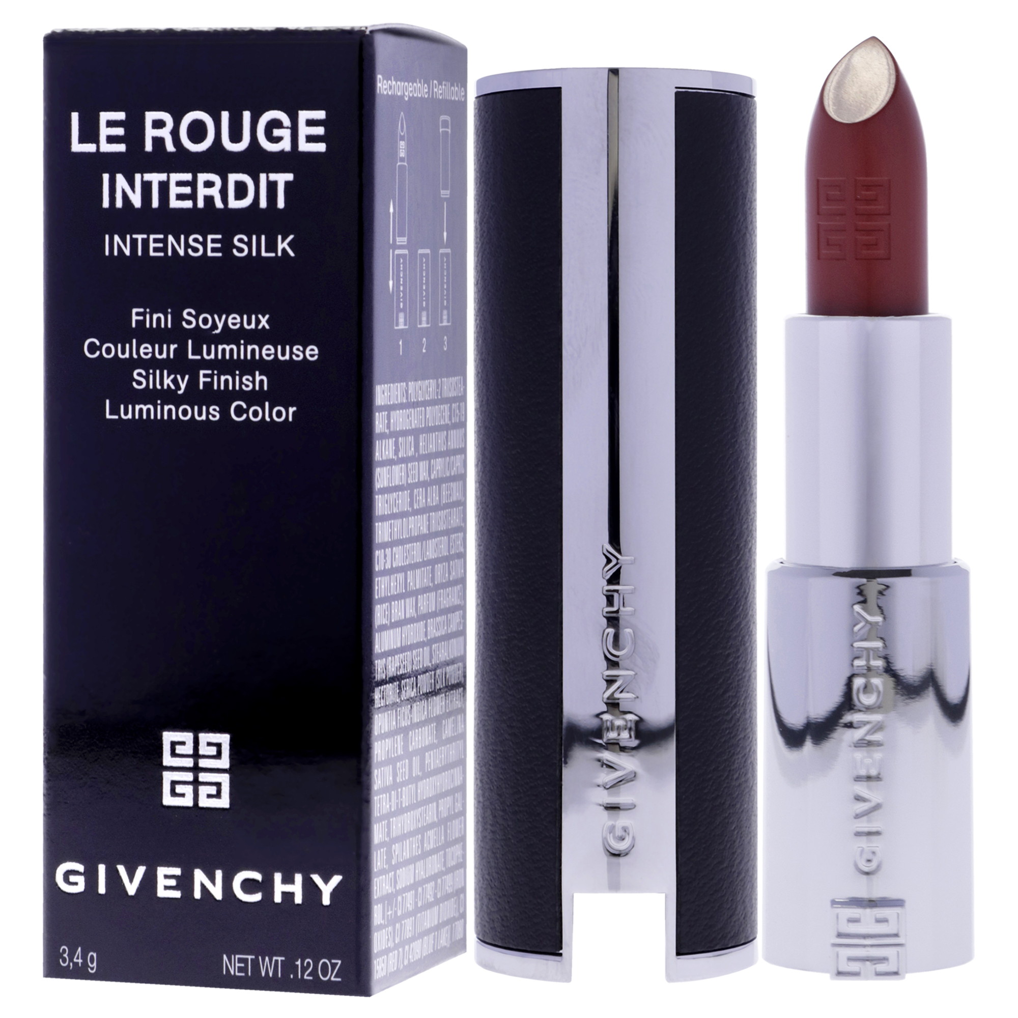 Foto 5 pulgar | Lápiz Labial Givenchy Le 228 Rose Fume, 3,5 Ml, Recargable - Venta Internacional.