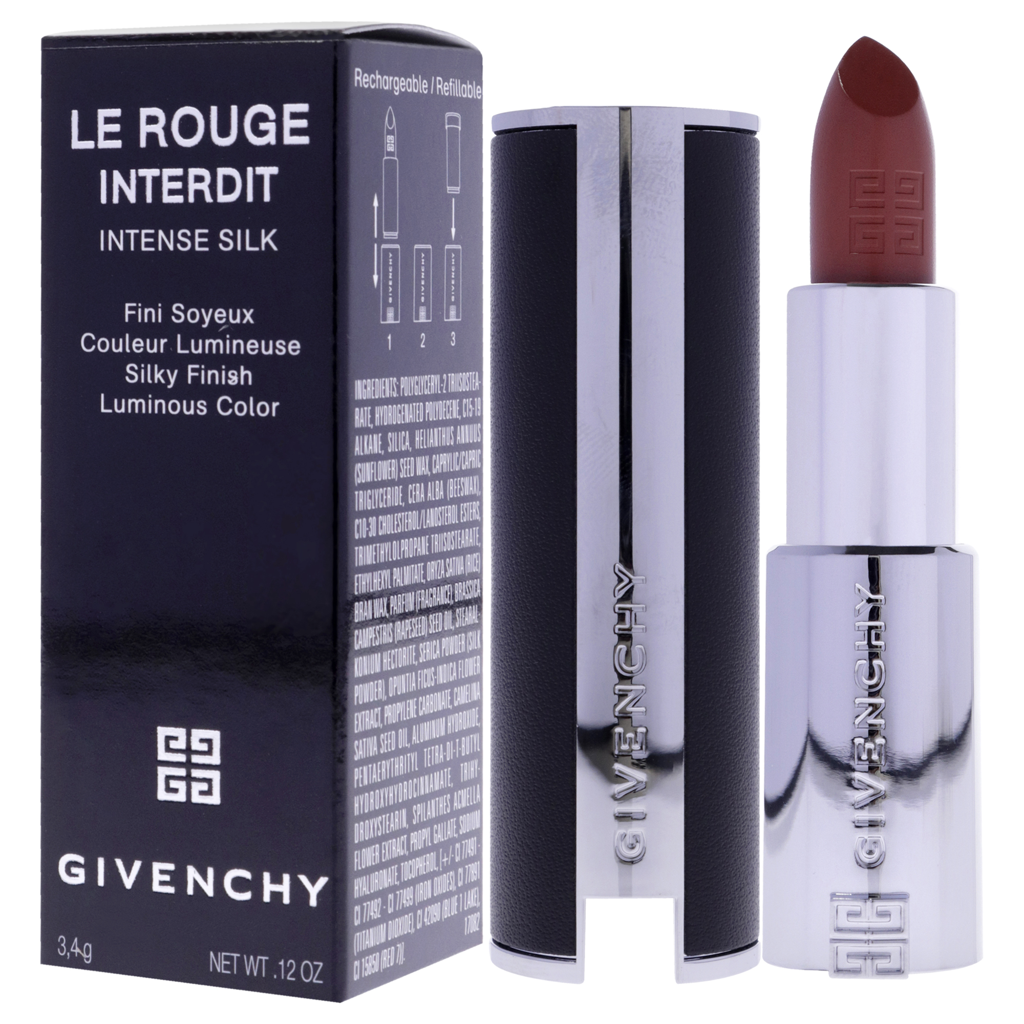 Foto 5 pulgar | Lápiz Labial Givenchy Le 500 Brun Mocha, 3,5 Ml, Recargable - Venta Internacional.