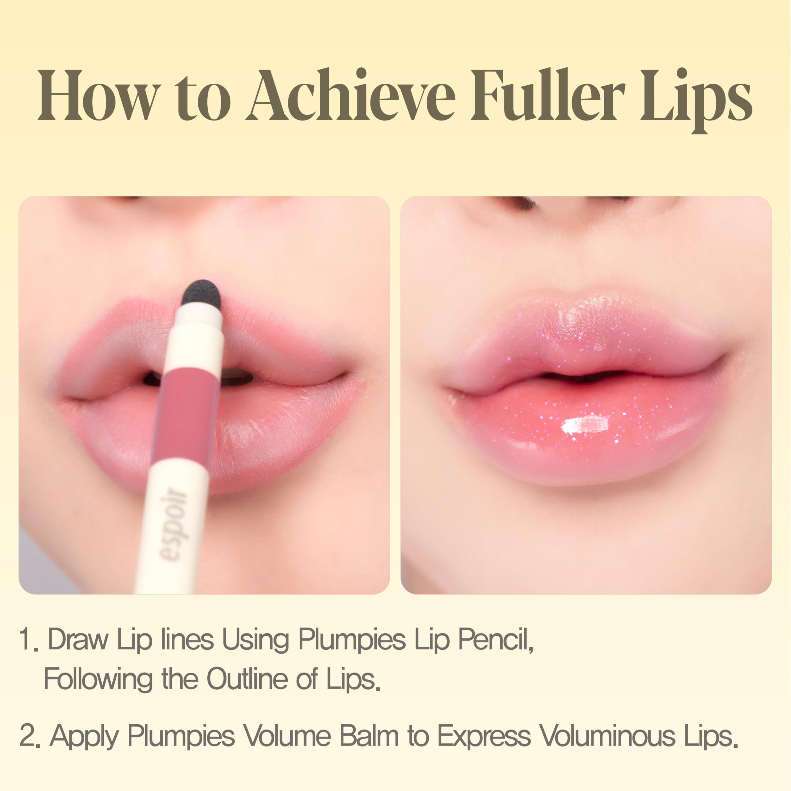 Foto 4 | Lápiz De Labios Lip Collection Espoir Plumppies Overlip #rose Con Sacapuntas - Venta Internacional.