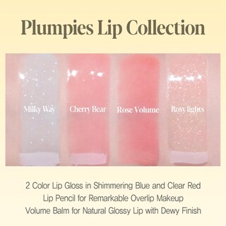 Foto 7 | Lápiz De Labios Lip Collection Espoir Plumppies Overlip #rose Con Sacapuntas - Venta Internacional.
