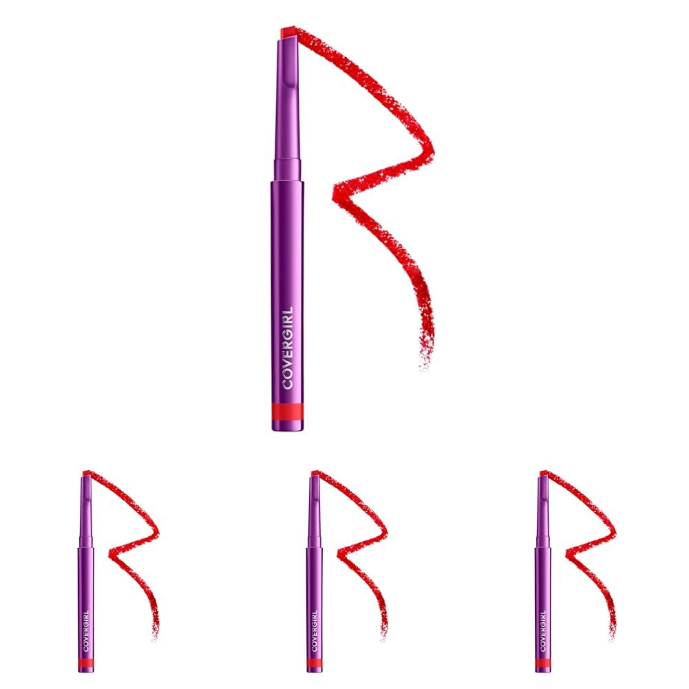 Foto 2 pulgar | Delineador De Labios Covergirl Simply Ageless Devoted Red, Paquete De 4 Unidades - Venta Internacional.