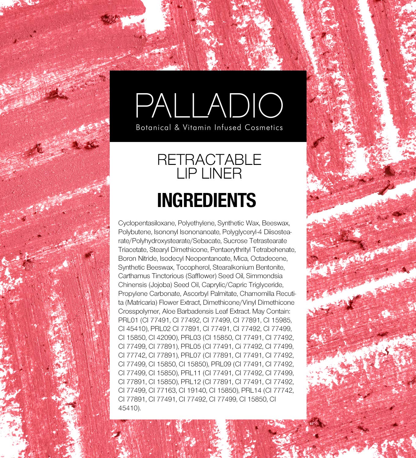 Foto 8 pulgar | Delineador De Labios Impermeable Palladio Retractable Naked Color - Venta Internacional.