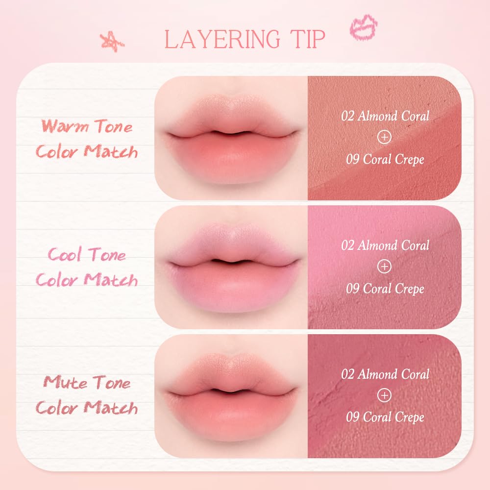 Foto 7 pulgar | Lápiz Labial Dasique Mood Blur Vegan W/ Hydration 03 Peach Cream - Venta Internacional.